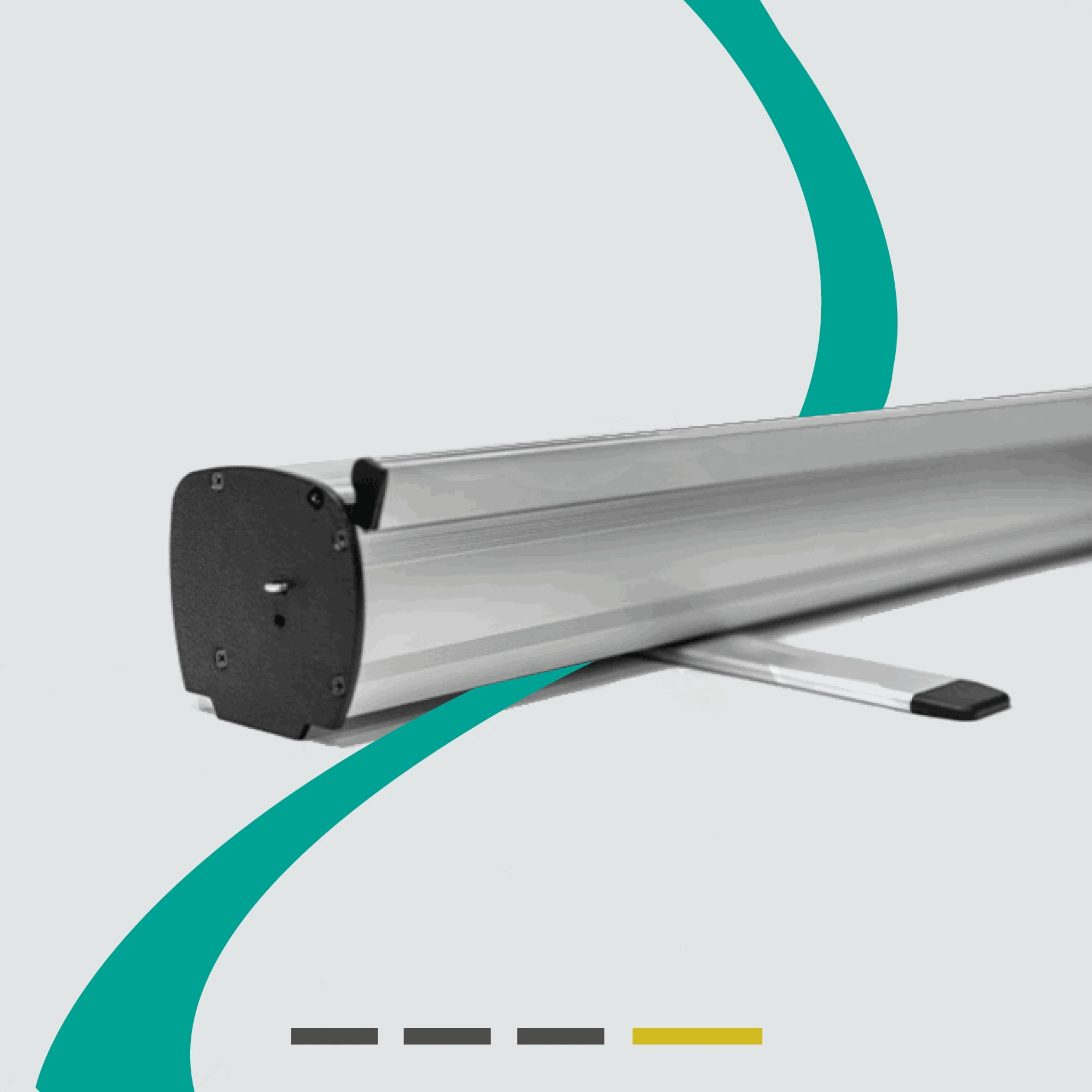 roller banner cheap twist out feet