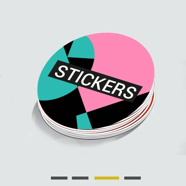 Brightside's Affordable High Quality Stickers Stack cheap sticker printing london