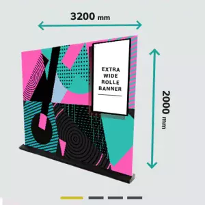 cheap wide roller banner