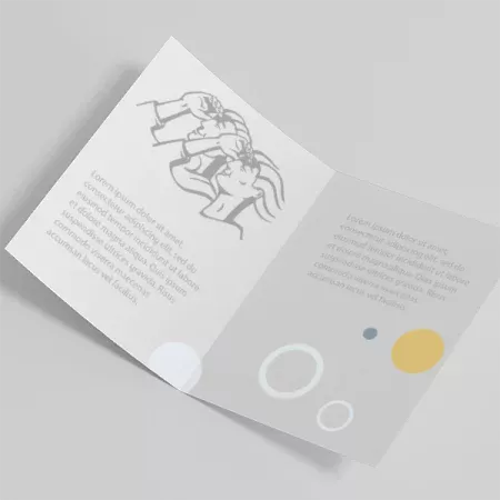 A6 Folded Leaflet