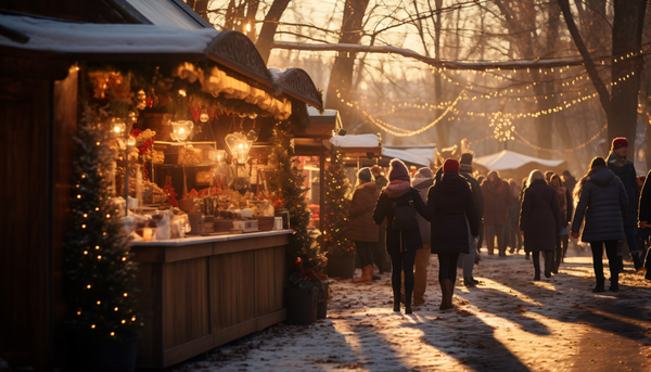 beautiful-street-market-sunset