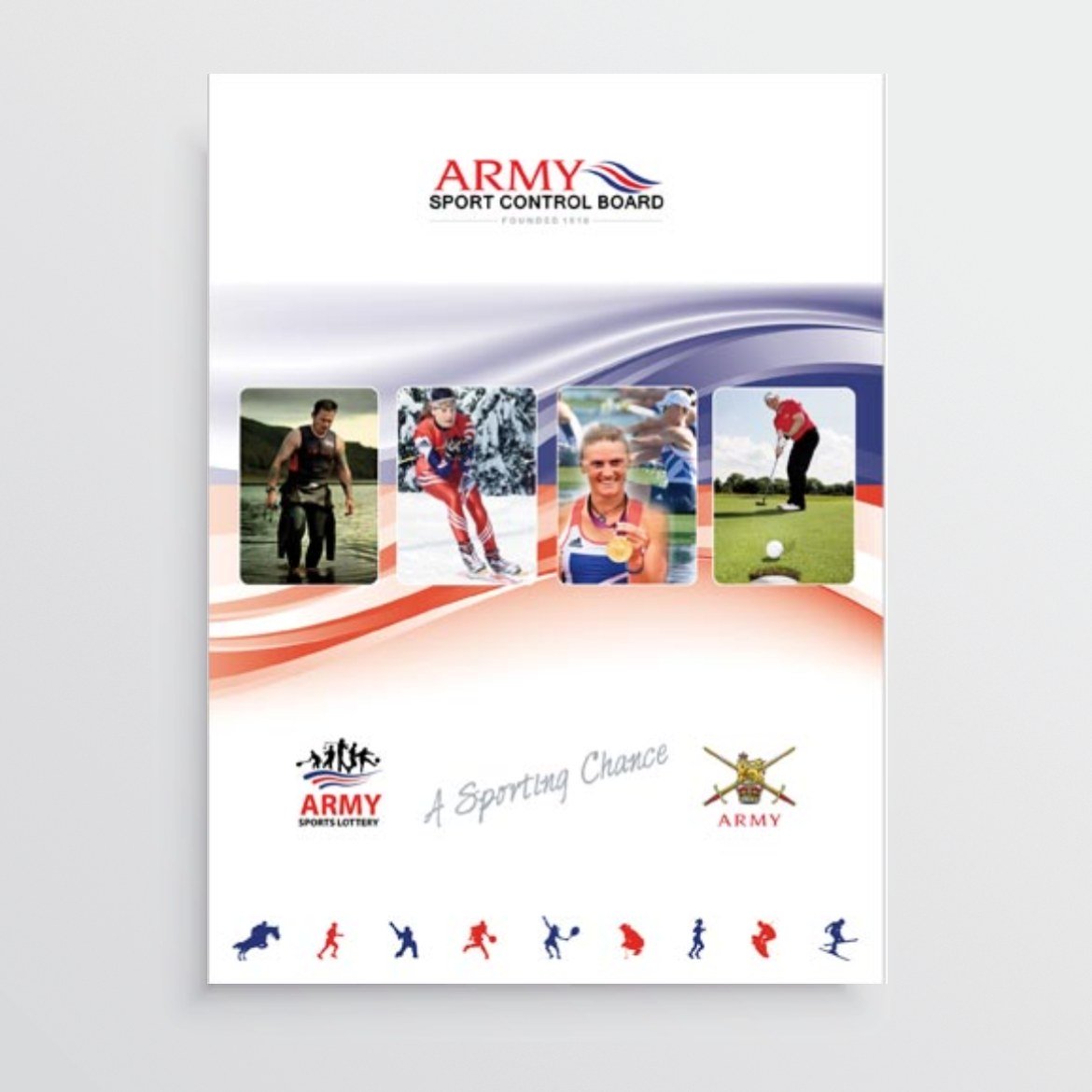 printed brochure in london for army