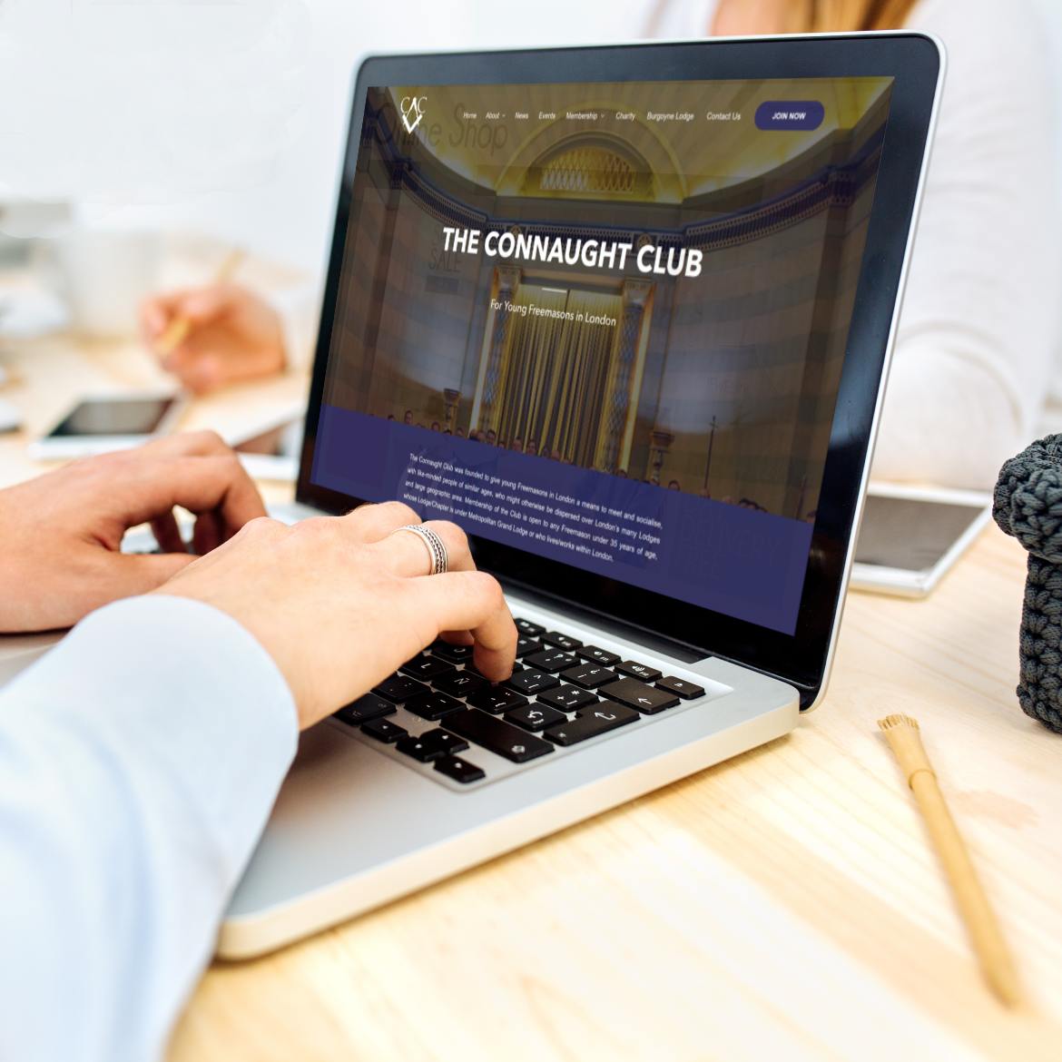 connaught club preferred website designer london