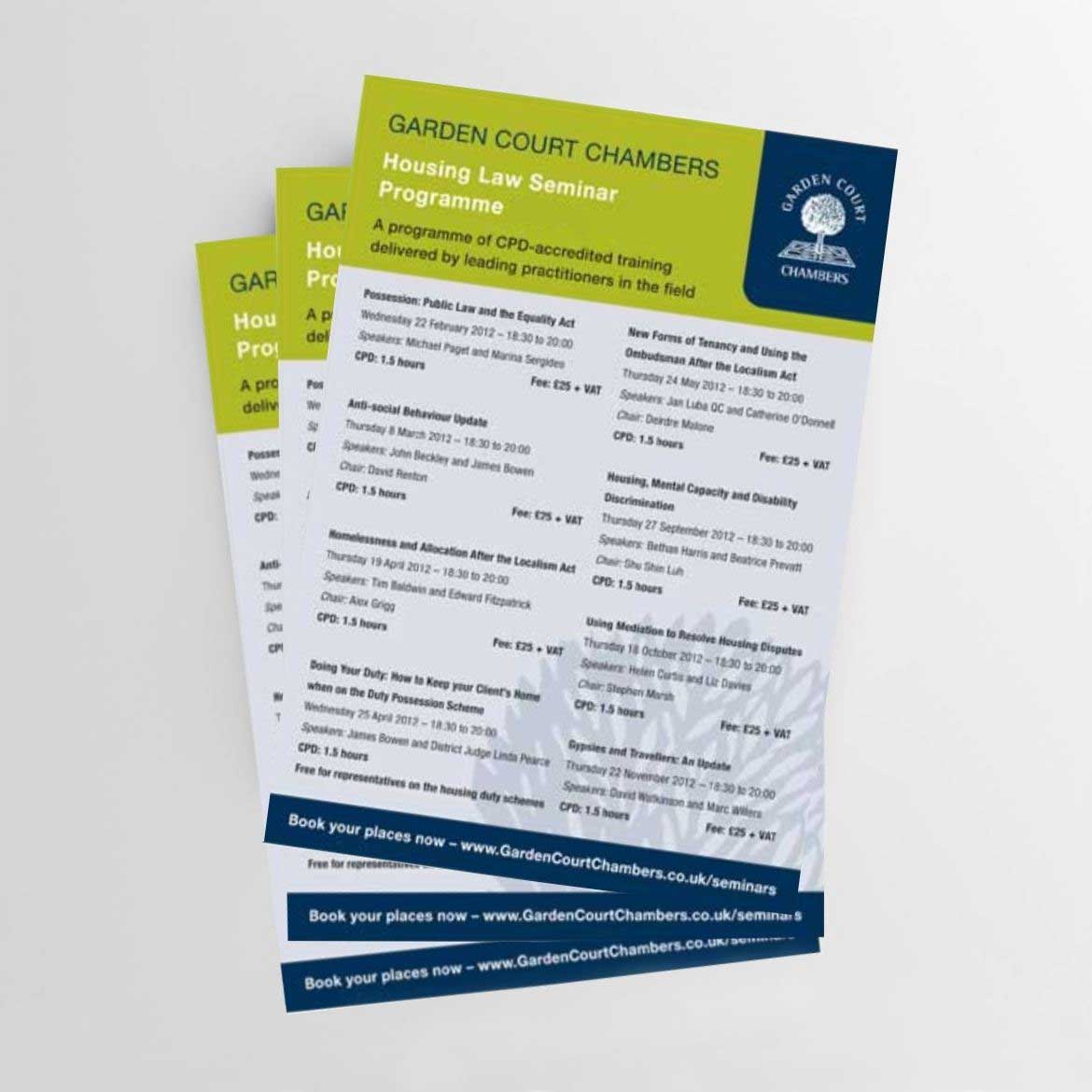 printed flyers case study for legal organisation
