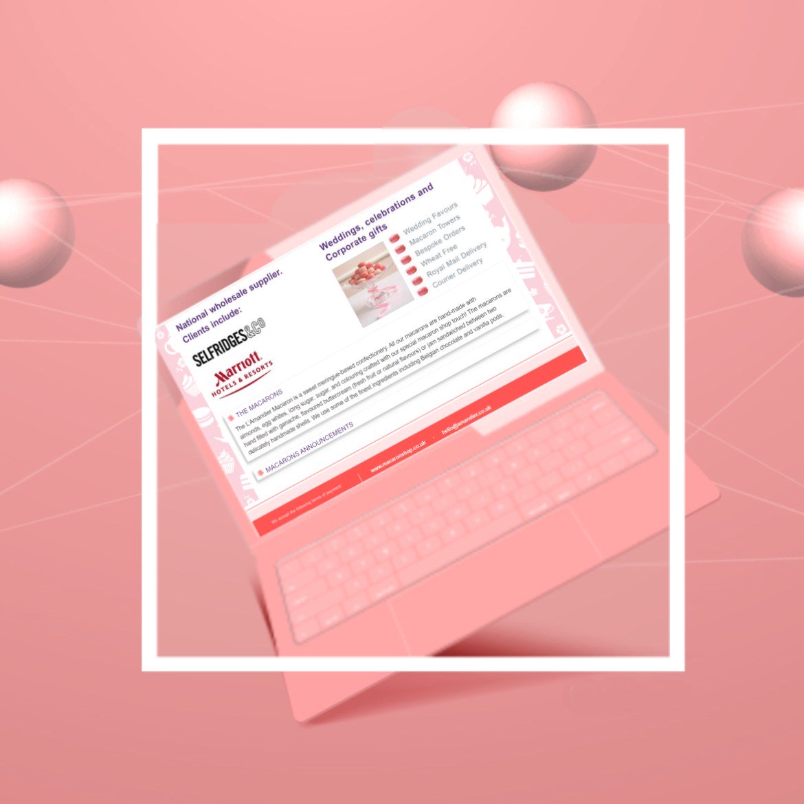 london website design company of lamadier by brightside