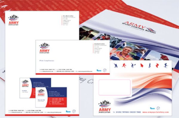 army business cards design