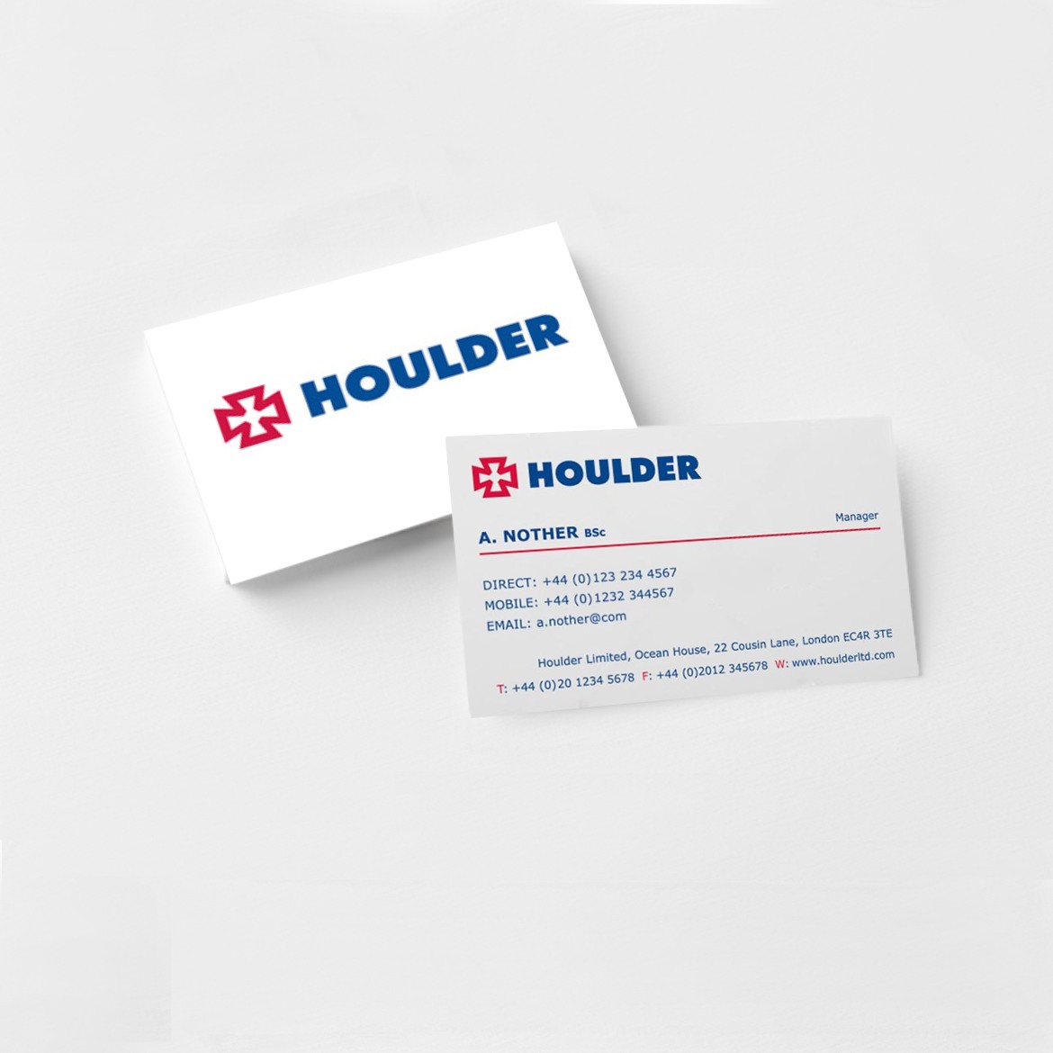 professional design of business cards