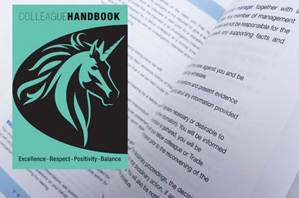 printed designed leaflet variation open