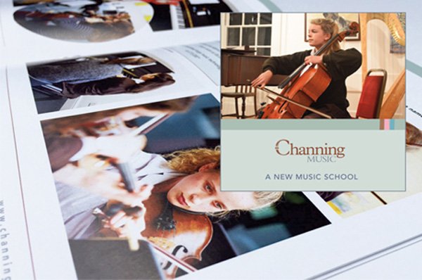 prospectus design company for music school