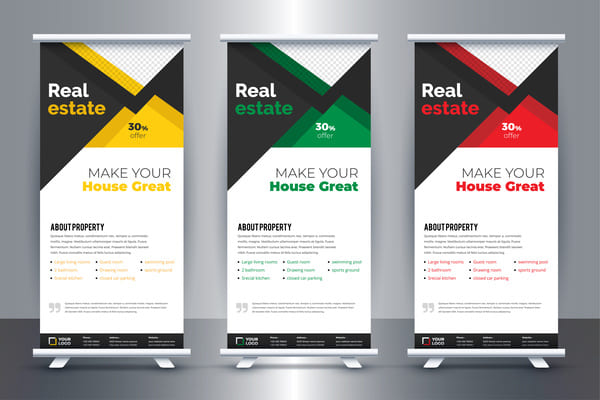 pull up banner london