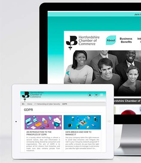 herts chamber of commerce web design images