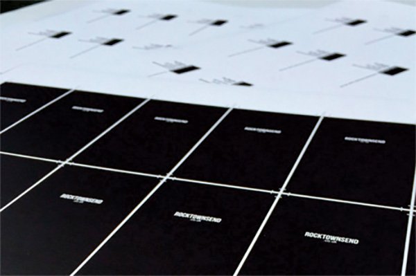 printing press for business cards printed